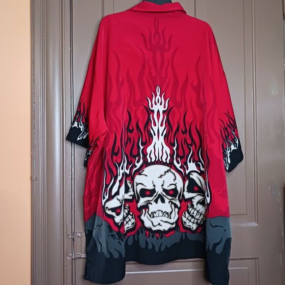 Men's Shirt Size 3X Bikercore Y2K HB Sport Harbor Bay - Picture 2 of 10